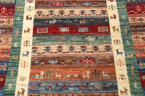 Handmade Afghan Loribaft runner - WS308632