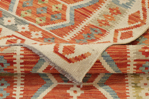 Handmade Afghan Kilim extra long runner - WS308919